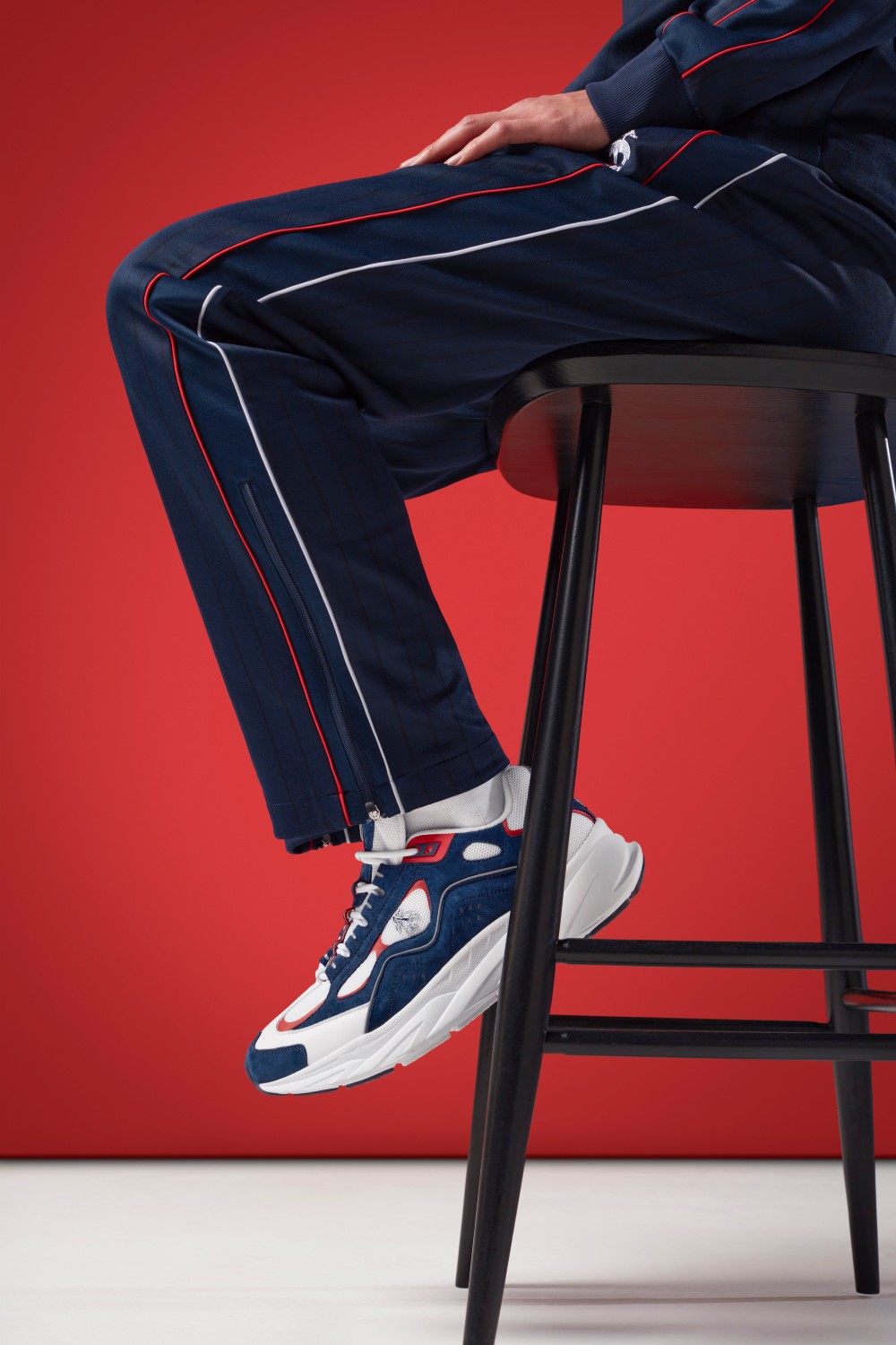 The Brooks Brothers x Fila collection offers two footwear options, including the Trigate sneaker