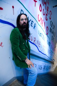 Alessandro Michele in Gucci Gardens.