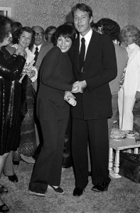 Entertainer Liza Minnelli and Roy Halston attend a showing of his spring collection in Las Vegas on October 24, 1972.