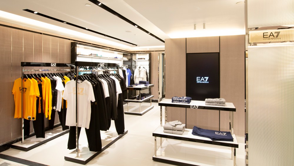IN PHOTO - EA7Editorial Use OnlyGeneral views at the unveiling of Harrods' newest menswear department, a 4000 sq. ft. space dedicated to sportswear, which opens today and comes as part of a £300m restoration project, London. Picture date: Friday May 28, 2021. PA Photo. The department will house nine performance and speciality brands including ON Running, lululemon, Reigning Champ and Rapha. Photo credit should read: Matt Alexander/PA Wire