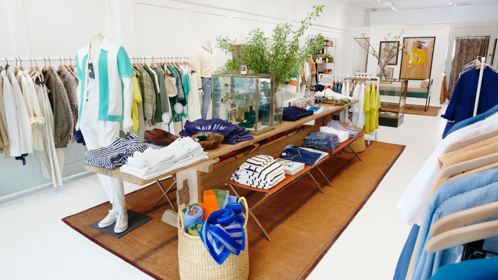 Todd Snyder's new East Hampton store.