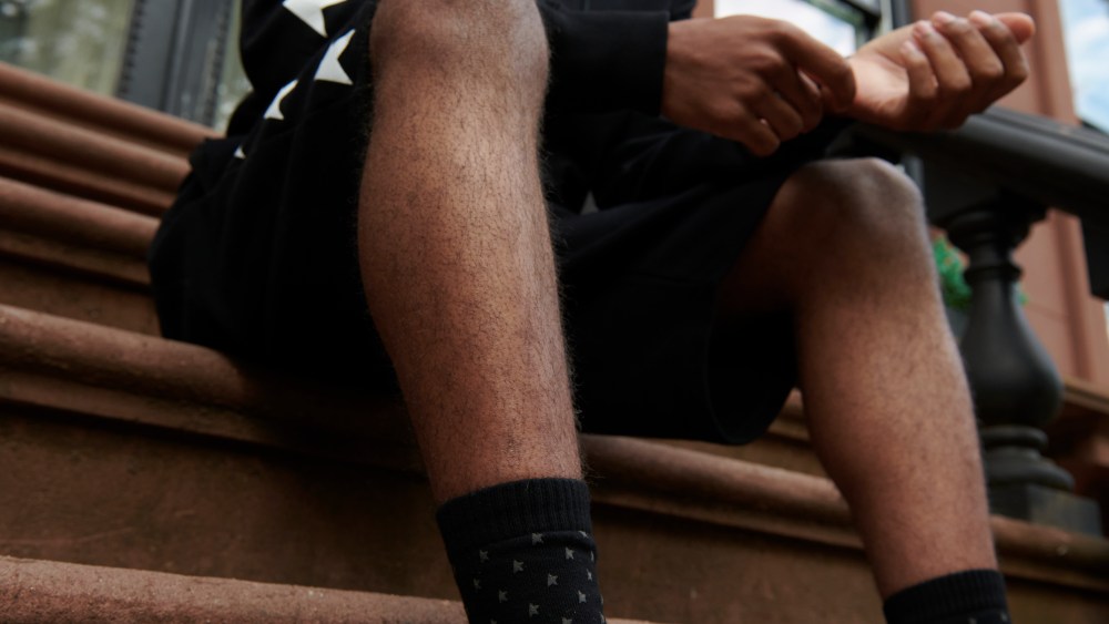Kailand Morris in the Golden Goose "Star" campaign