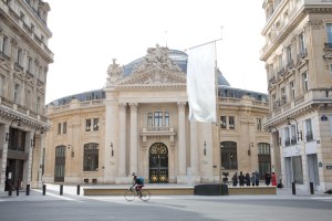 The exterior of the Bourse de Commerce museum in Paris