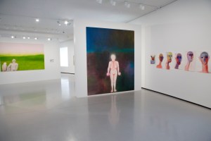 Paintings by Miriam Cahn at the Bourse de Commerce museum in Paris