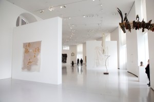 Works by David Hammons at the Bourse de Commerce museum in Paris