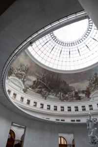 The cupola of the Bourse de Commerce museum in Paris