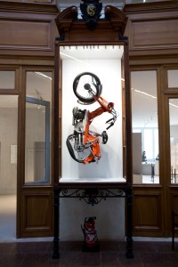A work by Bertrand Lavier at the Bourse de Commerce museum in Paris