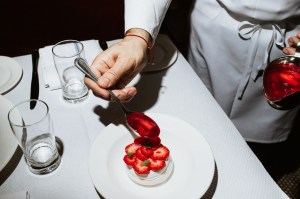 The scene at Balthazar.