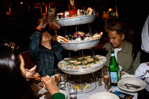 The scene at Balthazar.