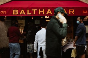 The scene at Balthazar.