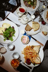 The scene at Balthazar.