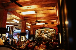 The scene at Balthazar.
