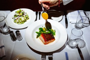The scene at Balthazar.