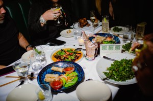 The scene at Indochine.
