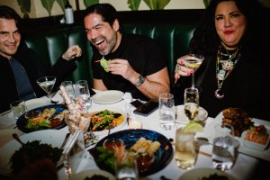 The scene at Indochine.