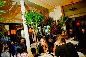 The scene at Indochine.