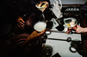 The scene at Indochine.