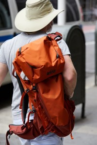 A shopper in Soho, NY.