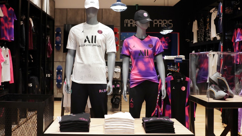 Paris Saint-Germain store.