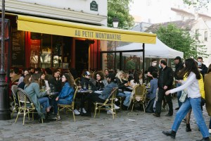 Atmosphere as Paris reopens after recent COVID-19 restrictions lift.