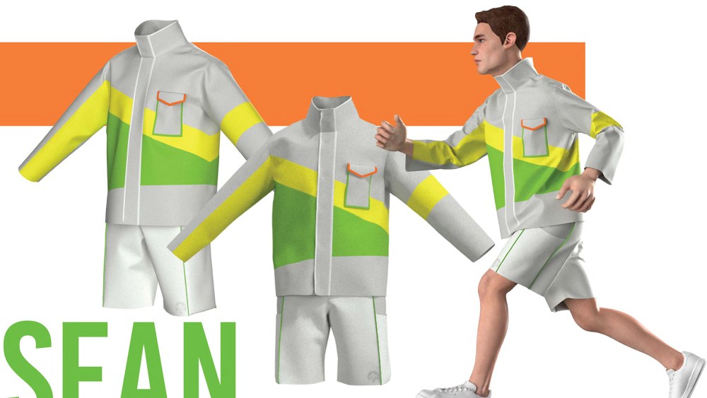 The Parsons students and Special Olympics athletes designed the uniforms equally.