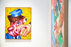 Paintings by Peter Saul.