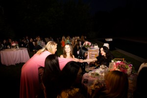The scene at the Party.