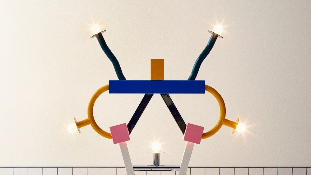The Ashoka table lamp by Ettore Sottsass.