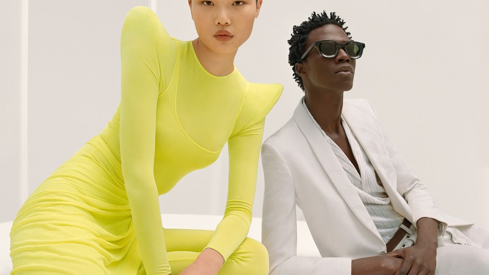models wearing clothes from farfetch
