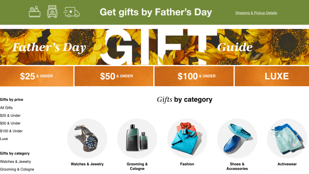 Macy's Father's Day