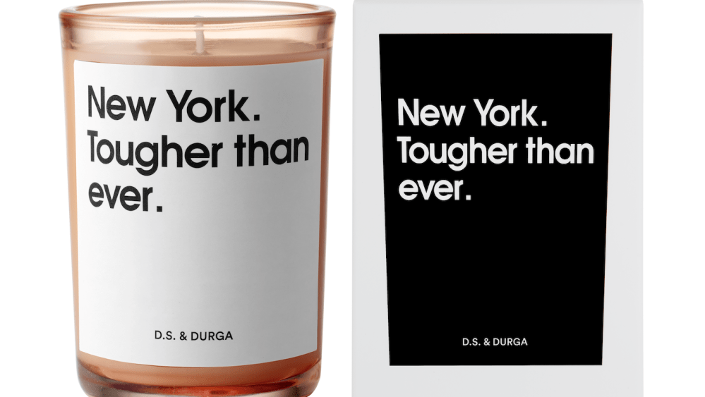 D.S. & Durga's New York City. Tougher than ever. candle.