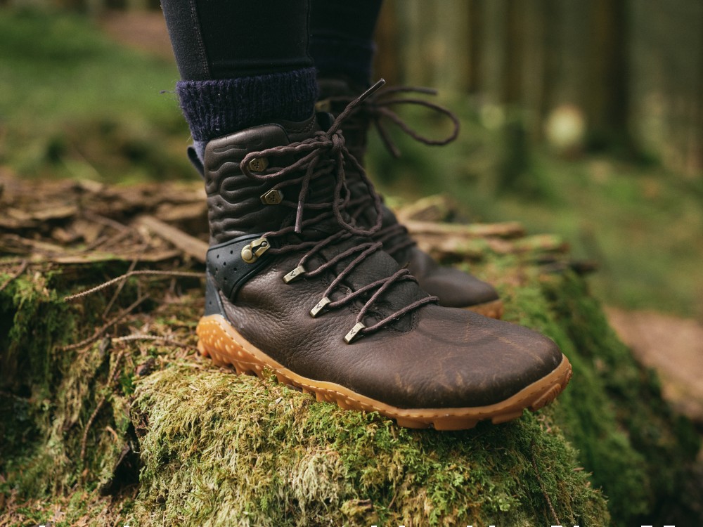 Vivobarefoot introduced its latest hiking boot, the Tracker Forest ESC
