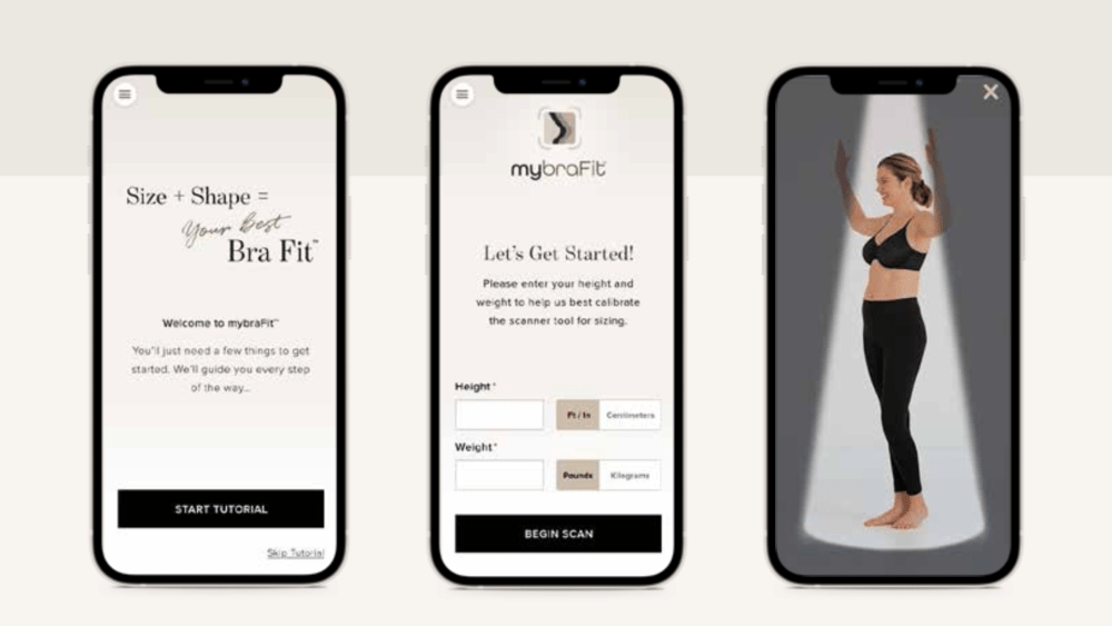 Wacoal introduces MyBraFitting app, a mobile measurement app that uses AI for fit and product recommendations.