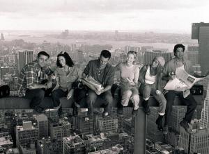 Few shows capture the essence of '90s denim like "Friends."