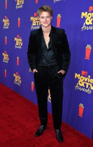 LOS ANGELES, CALIFORNIA - MAY 16: Rudy Pankow attends the 2021 MTV Movie & TV Awards at the Hollywood Palladium on May 16, 2021 in Los Angeles, California. (Photo by Kevin Mazur/2021 MTV Movie and TV Awards/Getty Images for MTV/ViacomCBS)