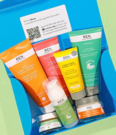 Boox, reusable packaging, reusable, sustainable, sustainability, influencers, social media, e-commerce, online shopping