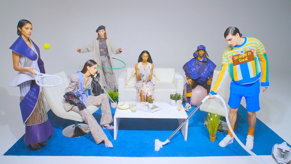 Screenshot of fashion film Utopia/Dystopia by Younji Ku
