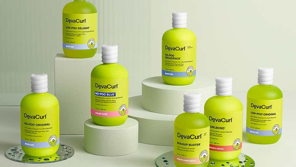 DevaCurl cleansers.