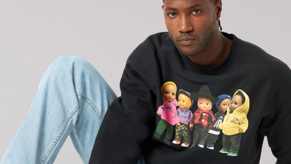 A look from The Hundreds X Lee.