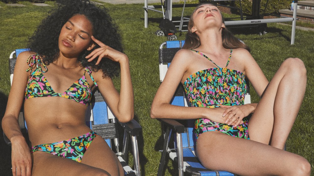 Swimwear looks from Tanya Taylor