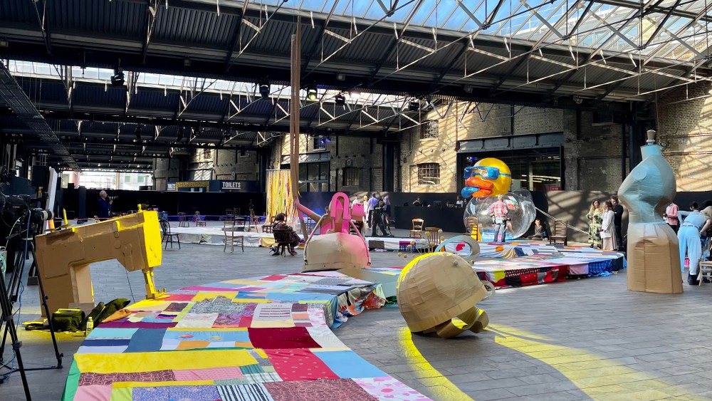 Runway of Central Saint Martins BA Fashion 2021 show
