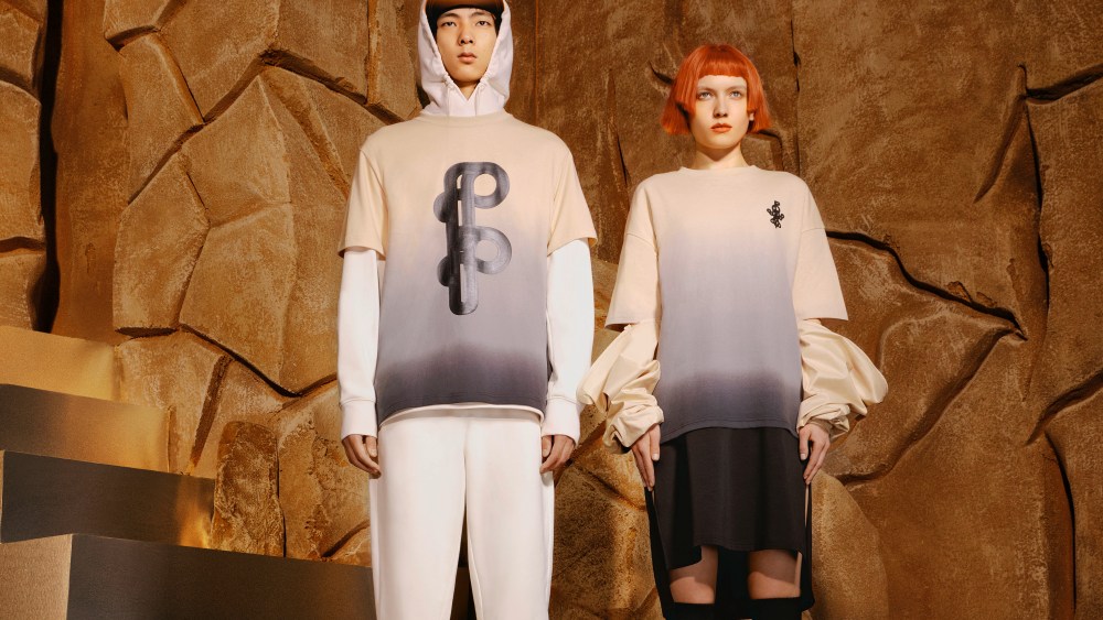 Two looks from Puma x Pronounce collaboration.