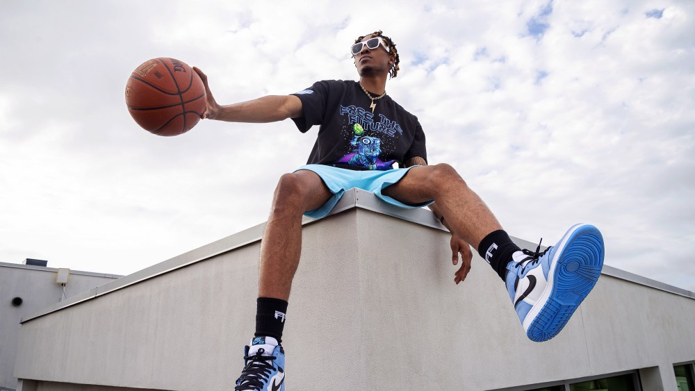 Wes Iwundu in the Free the Future collection