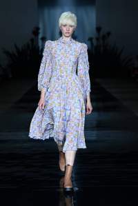 SYDNEY, AUSTRALIA - JUNE 01: A model walks the runway during the IXIAH show during Afterpay Australian Fashion Week 2021 Resort '22 Collections at Carriageworks on June 01, 2021 in Sydney, Australia. (Photo by Stefan Gosatti/Getty Images)