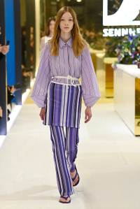 SYDNEY, AUSTRALIA - JUNE 04: A model walks the runway during the Karla Spetic show during Afterpay Australian Fashion Week 2021 Resort '22 Collections at Sennheiser Sydney Store on June 04, 2021 in Sydney, Australia. (Photo by Stefan Gosatti/Getty Images)