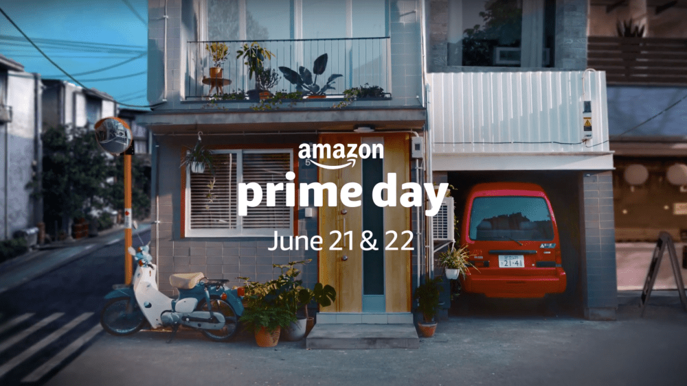A still shot from a video promo for Amazon's Prime Day, June 21 and 22.