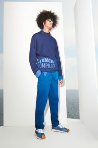 A look from Andrea Pompilio x Harmont & Blaine Spring 2022 Capsule Collection
