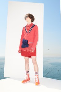 A look from Andrea Pompilio x Harmont & Blaine Spring 2022 Capsule Collection