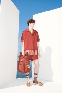 A look from Andrea Pompilio x Harmont & Blaine Spring 2022 Capsule Collection