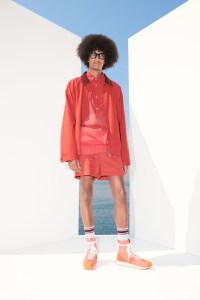 A look from Andrea Pompilio x Harmont & Blaine Spring 2022 Capsule Collection